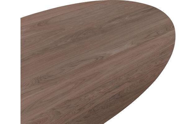 Goossens excellent eettafel uniek donker bruin eiken - 8211591-05