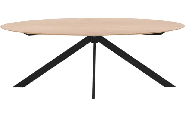Goossens excellent eettafel uniek blank eiken - 8211609-02