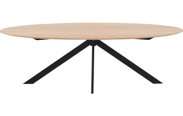 Goossens excellent eettafel uniek blank eiken - 8211612-02