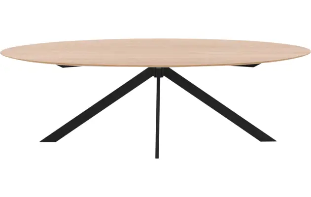 Goossens excellent eettafel uniek blank eiken - 8211612-02