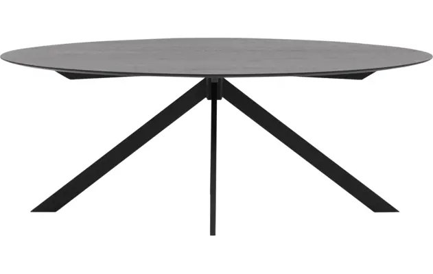 Goossens excellent eettafel uniek zwart eiken - 8211615-01