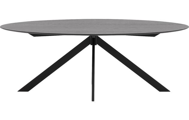 Goossens excellent eettafel uniek zwart eiken - 8211616-01