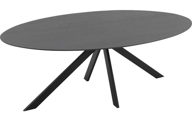 Goossens excellent eettafel uniek zwart eiken - 8211616-04