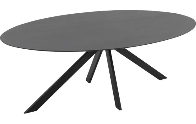 Goossens excellent eettafel uniek zwart eiken - 8211616-04