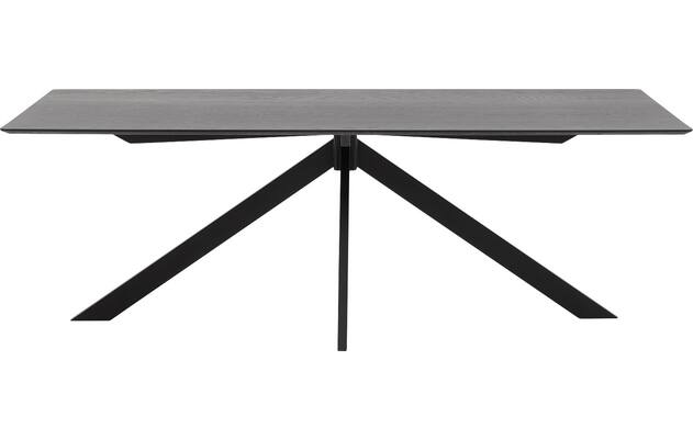 Goossens excellent eettafel uniek zwart eiken - 8211617-01