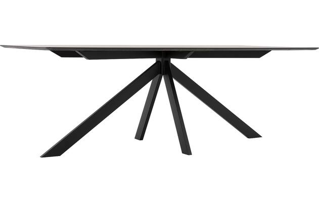 Goossens excellent eettafel uniek zwart eiken - 8211617-03