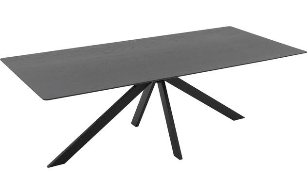 Goossens excellent eettafel uniek zwart eiken - 8211617-04