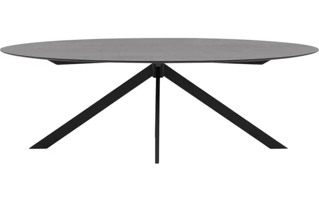 Goossens excellent eettafel uniek zwart eiken - 8211618-01