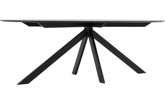Goossens excellent eettafel uniek zwart eiken - 8211618-03