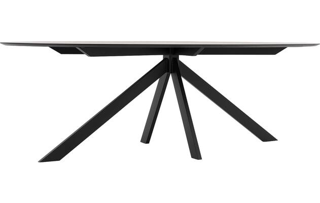 Goossens excellent eettafel uniek zwart eiken - 8211619-03