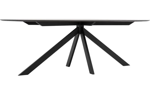 Goossens excellent eettafel uniek zwart eiken - 8211619-03