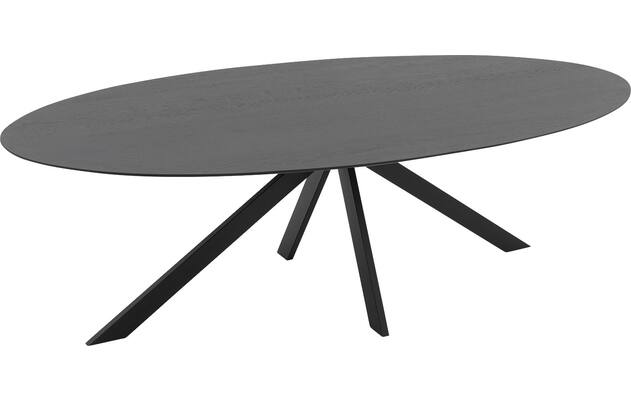 Goossens excellent eettafel uniek zwart eiken - 8211619-04