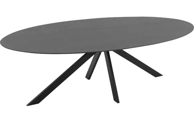 Goossens excellent eettafel uniek zwart eiken - 8211619-04