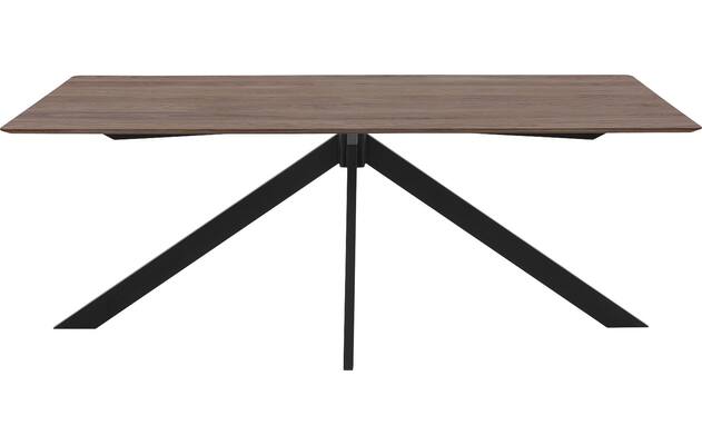 Goossens excellent eettafel uniek donker bruin eiken - 8211629-02