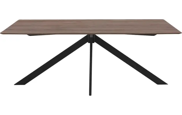 Goossens excellent eettafel uniek donker bruin eiken - 8211629-02