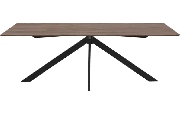Goossens excellent eettafel uniek donker bruin eiken - 8211631-02