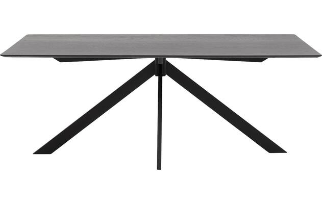Goossens excellent eettafel uniek zwart eiken - 8211657-01