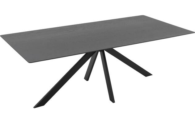 Goossens excellent eettafel uniek zwart eiken - 8211658-04