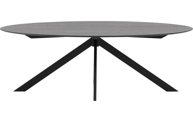 Goossens excellent eettafel uniek zwart eiken - 8211659-01