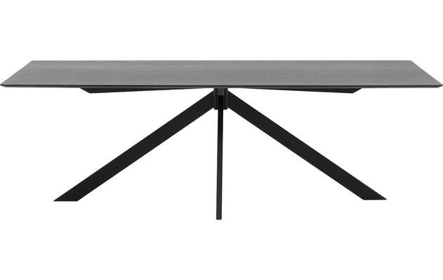Goossens excellent eettafel uniek zwart eiken - 8211660-01