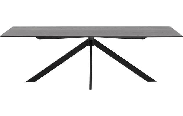 Goossens excellent eettafel uniek zwart eiken - 8211661-01