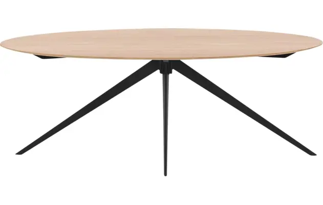 Goossens excellent eettafel uniek blank eiken - 8211692-02