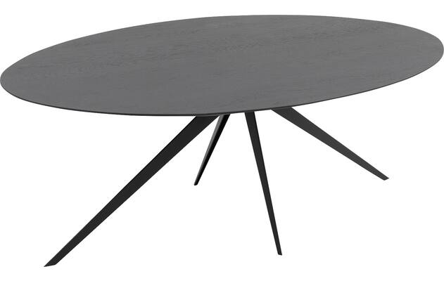 Goossens excellent eettafel uniek zwart eiken - 8211699-04