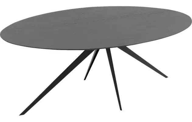 Goossens excellent eettafel uniek zwart eiken - 8211699-04