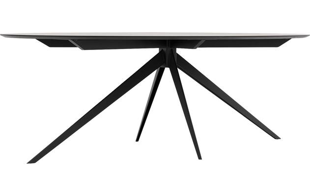 Goossens excellent eettafel uniek zwart eiken - 8211701-03