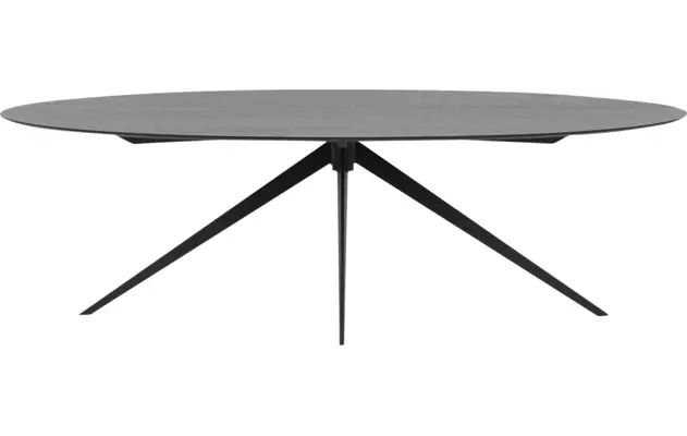 Goossens excellent eettafel uniek zwart eiken - 8211702-01