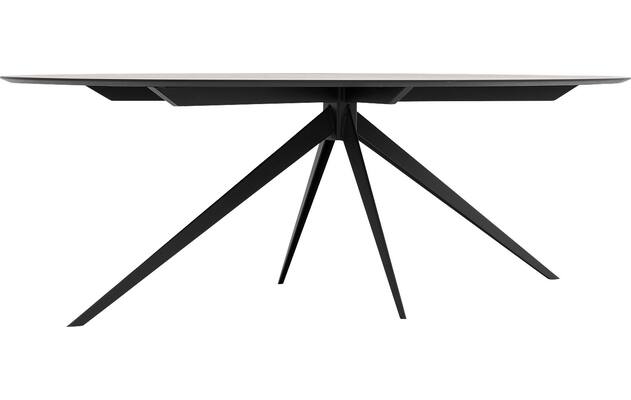 Goossens excellent eettafel uniek zwart eiken - 8211702-03