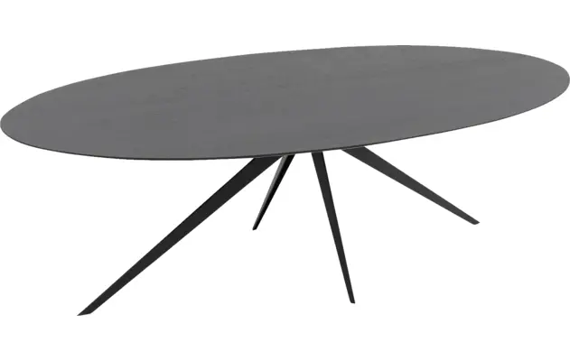 Goossens excellent eettafel uniek zwart eiken - 8211702-04