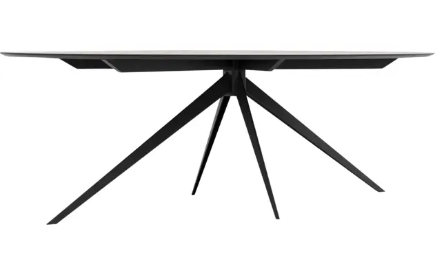 Goossens excellent eettafel uniek zwart eiken - 8211703-03