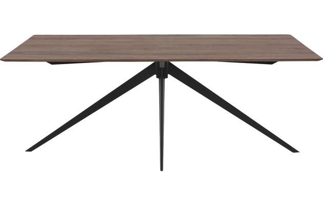 Goossens excellent eettafel uniek donker bruin eiken - 8211713-02