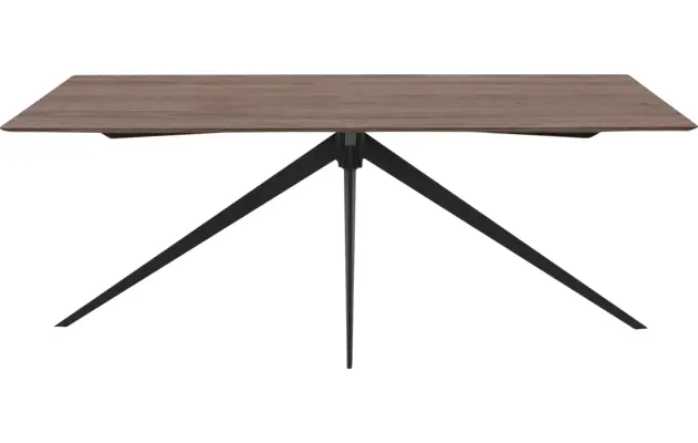 Goossens excellent eettafel uniek donker bruin eiken - 8211713-02