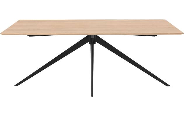 Goossens excellent eettafel uniek blank eiken - 8211734-02