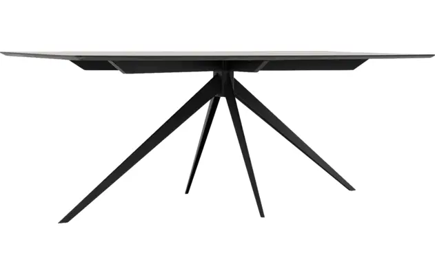 Goossens excellent eettafel uniek zwart eiken - 8211741-03