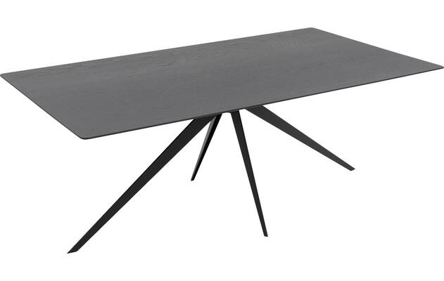 Goossens excellent eettafel uniek zwart eiken - 8211741-04