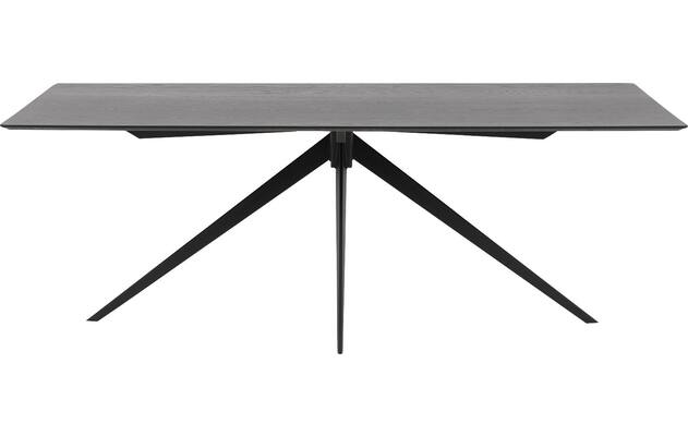 Goossens excellent eettafel uniek zwart eiken - 8211742-01