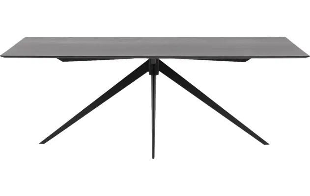 Goossens excellent eettafel uniek zwart eiken - 8211742-01