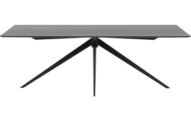 Goossens excellent eettafel uniek zwart eiken - 8211743-01