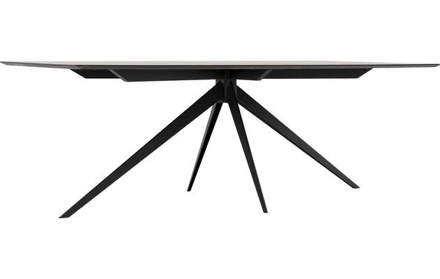 Goossens excellent eettafel uniek zwart eiken - 8211743-03