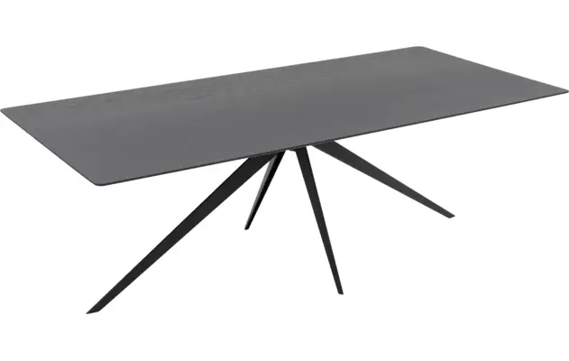 Goossens excellent eettafel uniek zwart eiken - 8211743-04