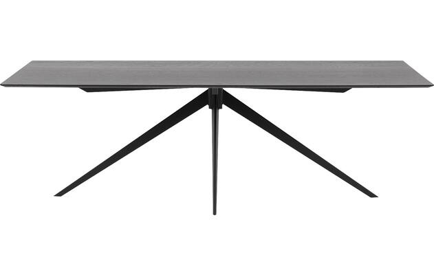 Goossens excellent eettafel uniek zwart eiken - 8211744-01