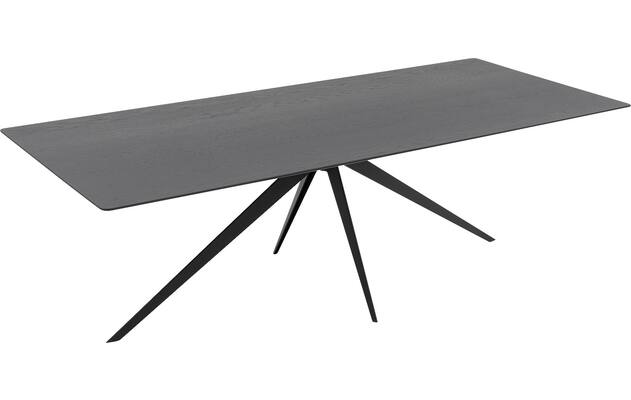 Goossens excellent eettafel uniek zwart eiken - 8211744-04