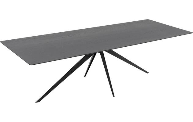 Goossens excellent eettafel uniek zwart eiken - 8211745-04