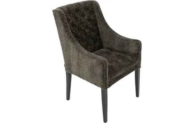 Goossens eetkamerstoel pearl groen stof - 8211799-04