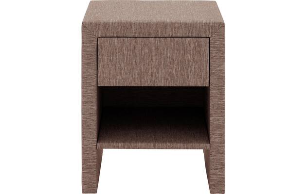 Goossens nachtkastje nomade steppe bruin stof - 8211836-02
