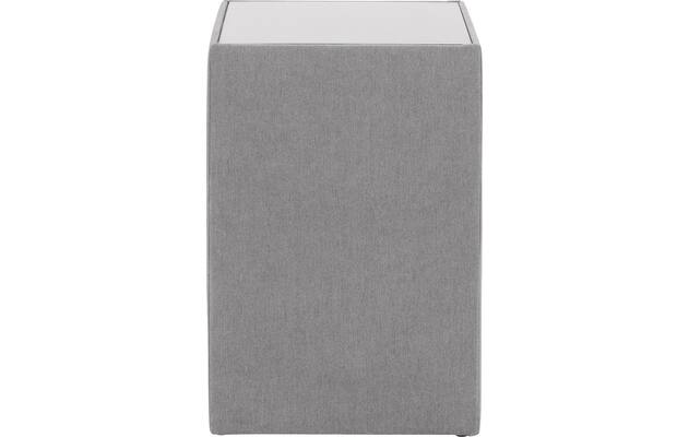 Goossens hocker nomade toendra grijs stof - 8211847-02