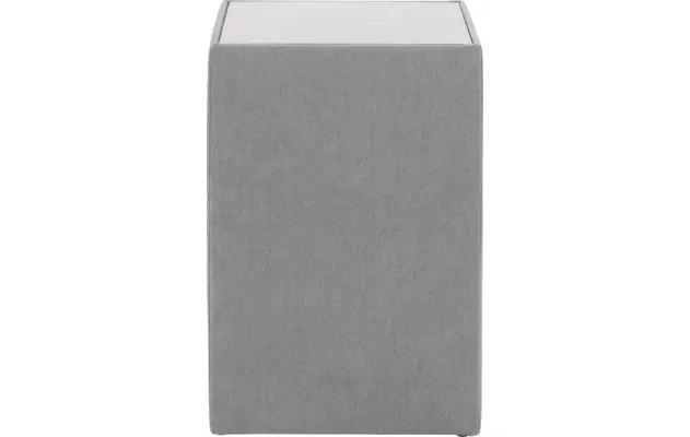 Goossens hocker nomade toendra grijs stof - 8211847-02